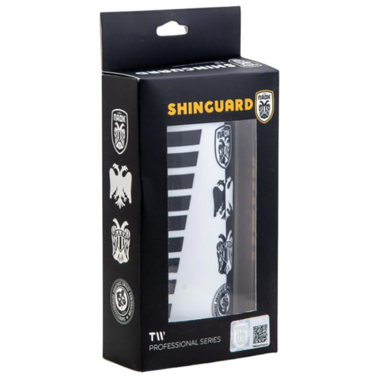 TW Παιδικές επικαλαμίδες ποδοσφαίρου PAOK Shin Guards 4 Logo 1926 with Sleeves TW Παιδικές επικαλαμίδες ποδοσφαίρου PAOK Shin Guards 4 Logo 1926 with Sleeves